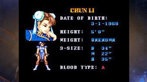  Age and Early Life of Chun Li 