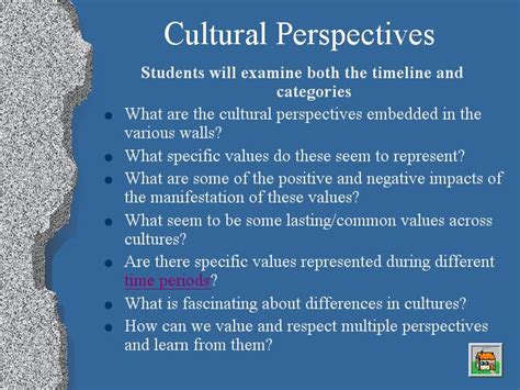  Cultural Perspectives: Exploring the Multiple Meanings 