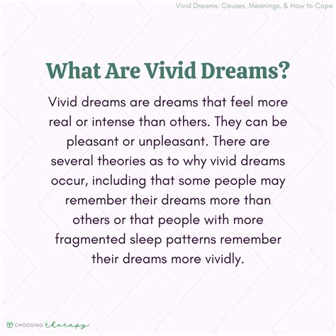  Embracing the Experience: Strategies for Coping with Vivid Dreams 