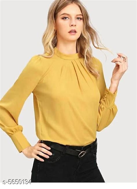  Exploring Different Styles and Cuts of Mustard-Colored Tops: Expanding Your Fashion Horizons 