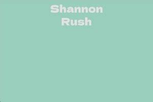  Financial Success: Shannon Rush's Net Worth 