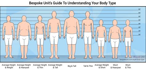  Tallness, physique, and personal details 