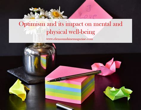  The Influence of Optimistic Mindset on Physical Well-being 