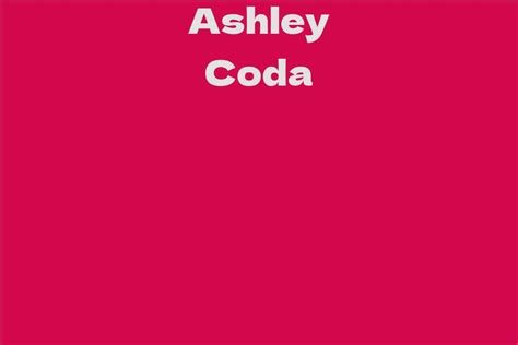  Transitioning from Performer to Fashion Icon: The Evolution of Ashley Coda's Career 