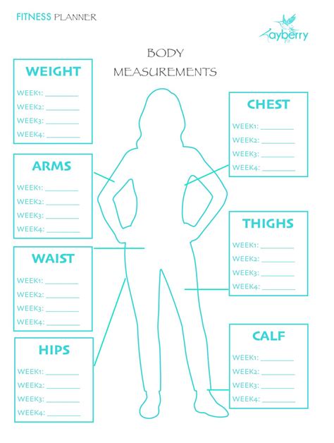 4a. Body Measurements and Fitness Routine