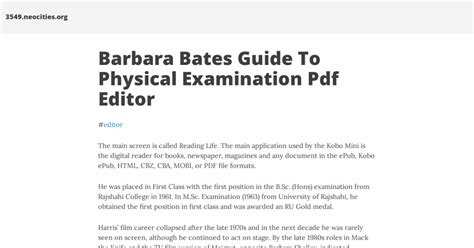 A Detailed Examination of Barbara Evans