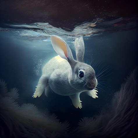 A Dreamer's Delight: The Emotional Impact of Witnessing Rabbit Swimmers