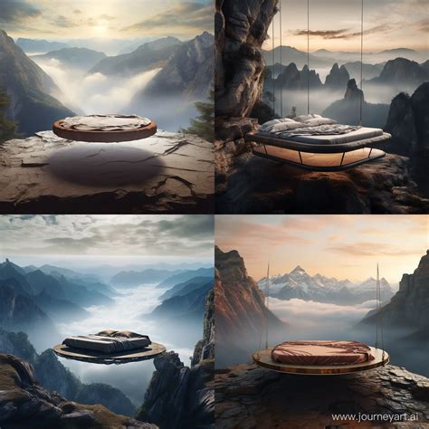 A Majestic Adventure: Exploring the Boundless Serenity of a Levitating Bed