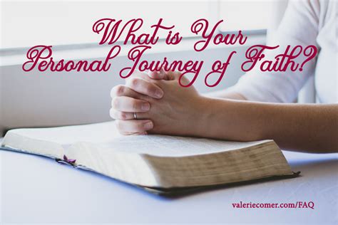 A Personal Journey of Faith