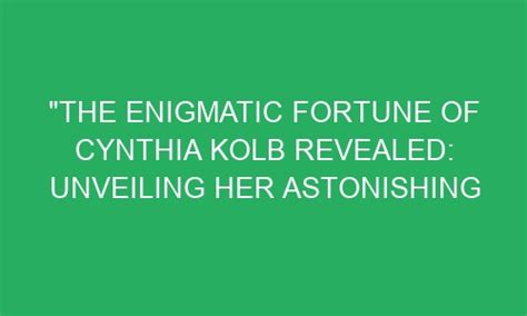 A Short Overview of the Enigmatic Cynthia Renae