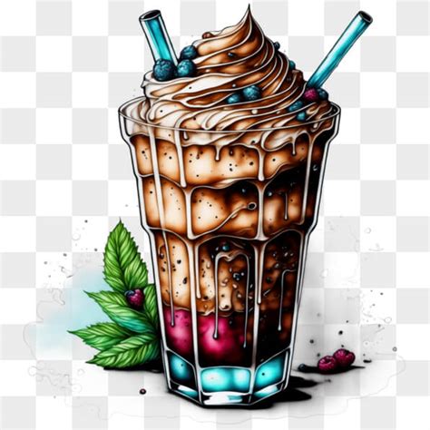 A Tempting Chocolate Milkshake: Fulfilling Your Desires