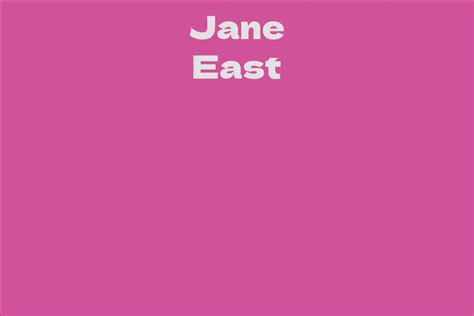 About Jane East's Financial Status