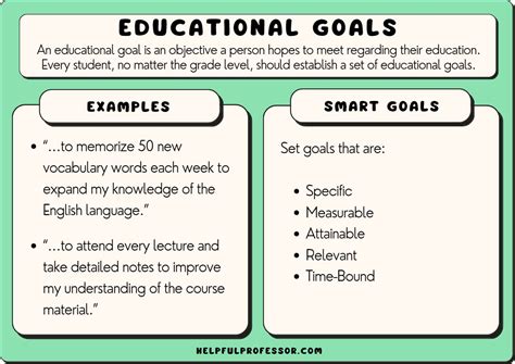 Academic and Professional Goals of the Prominent Individual