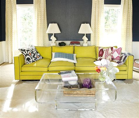 Accessorize Your Bright Neutral Sofa with Vibrant Splashes of Color