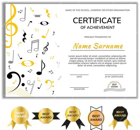 Achievements and Awards in Music Career