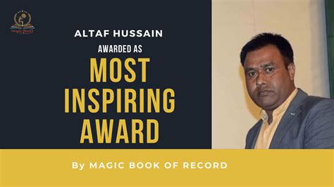 Achievements and Awards of Altaf Hussain