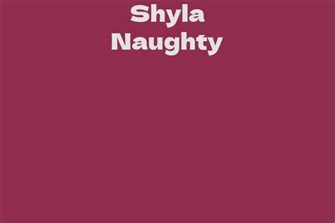 Achievements of Shyla Naughty