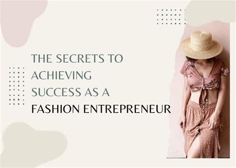 Achieving Success in the Fashion Industry