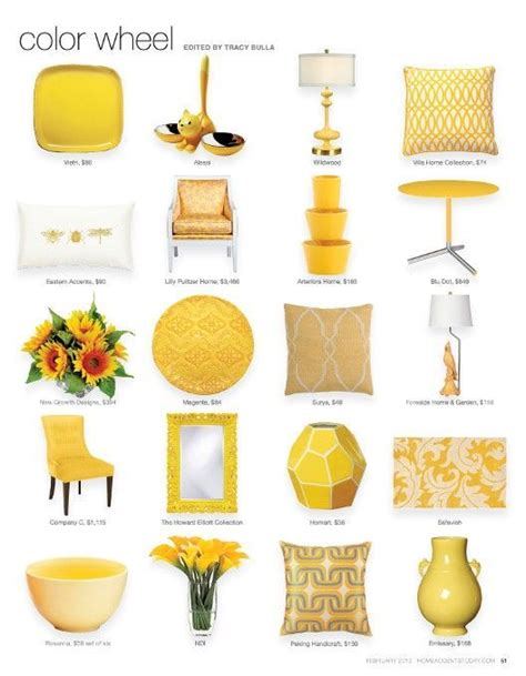 Adding a Pop of Sunshine: Utilizing the Colour Sparingly for Dramatic Accents