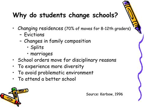 Advantages of Changing Schools