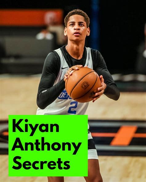 Age, Height, Figure of Kiyan Anthony