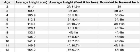 Age, Height, and Stats