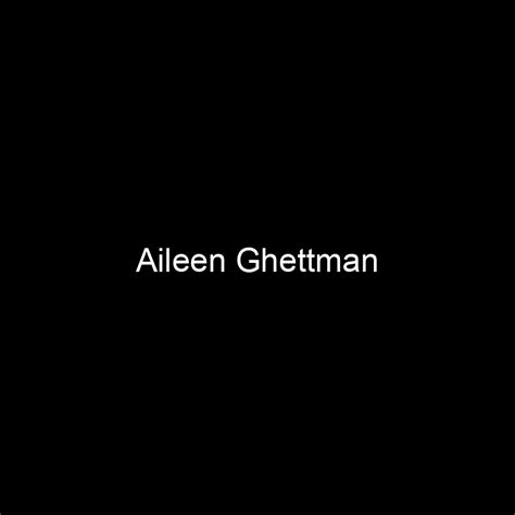 Aileen Ghettman's Future Plans and Projects