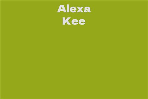 Alexa Kee's Net Worth: How Much Does She Earn?