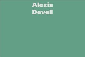 Alexis Devell - A Rising Star