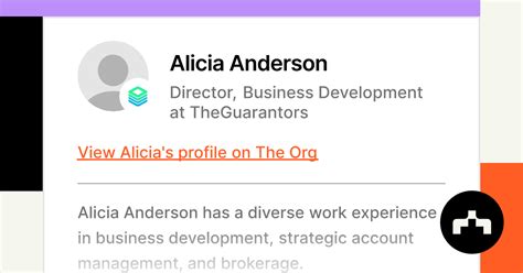 Alicia Anderson's Success in the Industry