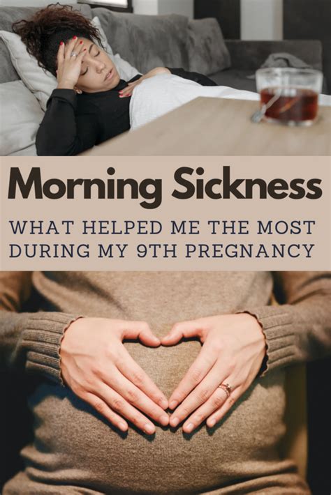 Alleviating Morning Sickness