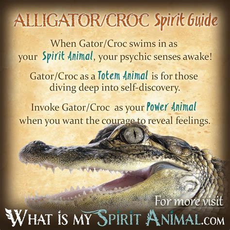 Alligator as a symbol of power and strength