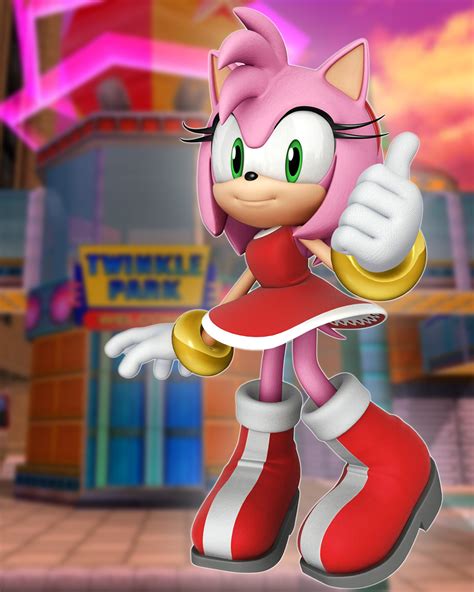 Amy Rose's Physical Appearance