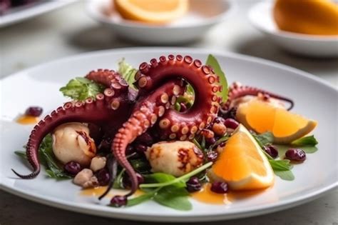 An Exquisite Display: Plating and Decorating Octopus Dishes