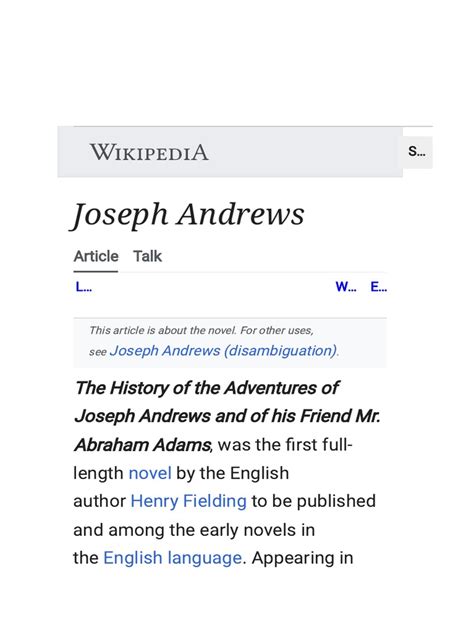 An Overview of Joe Andrews' Background