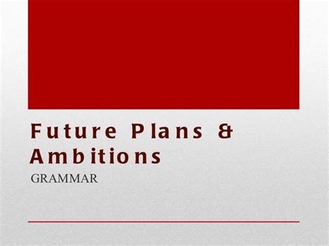 Ana Luz's Future Plans and Ambitions