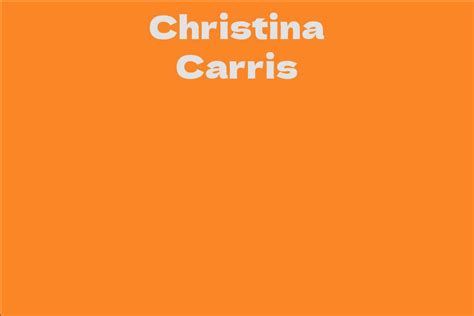 Analyzing Christina Carris' Fashion and Style Choices