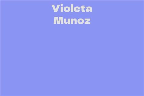 Analyzing Violeta Munoz's Impressive Statistics