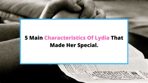 Analyzing the Physical Attributes of Lydia A Rufina