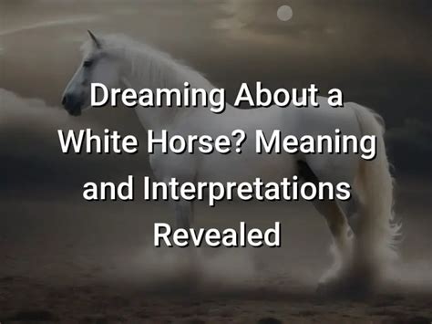 Analyzing the Possible Interpretations of Dreaming about Equine Excrement