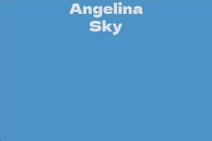 Angelina Sky: Biography, Career, and Personal Life