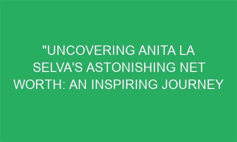 Anita Blanche's Journey to Success