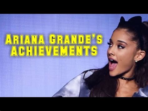 Ariana Grande's Musical Collaborations and Achievements