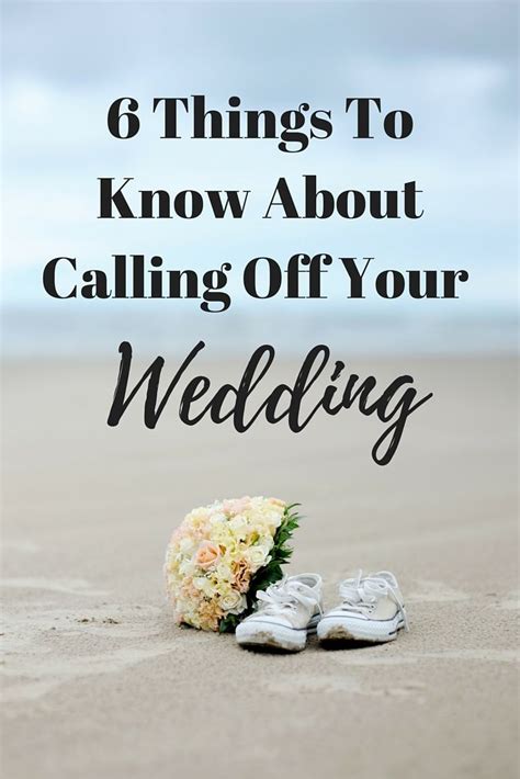 Assessing the Motivations behind Calling off Your Wedding