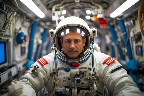 Astronaut's Daily Routine on the International Orbital Complex