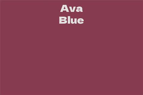 Ava Blue's Net Worth and Assets