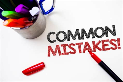 Avoiding Common Mistakes