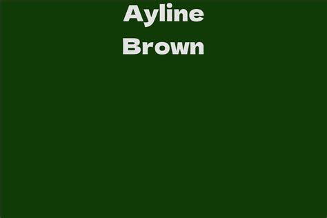 Ayline Brown's Fashion Style Evolution