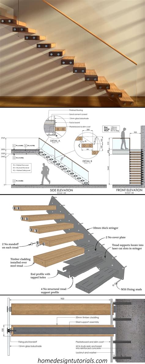 Balancing Act: The Structural Mechanics of Suspended Staircases