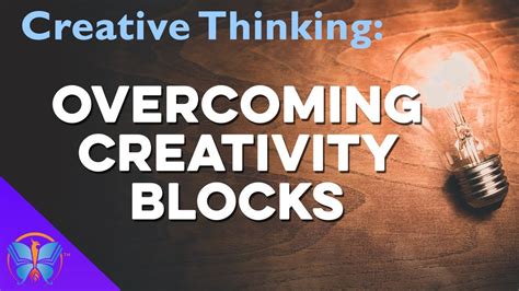 Breaking Away from Conventional Thinking: Overcoming Creative Blocks